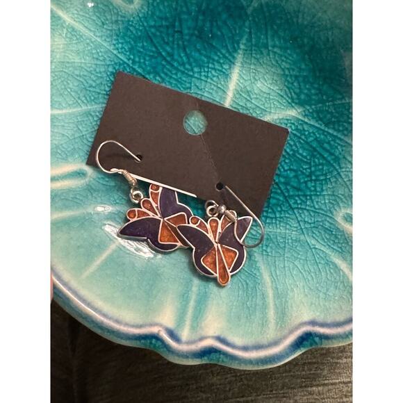 Other Jewelry - Beautiful Mexican sterling silver with shell inlay. Absolutely beautiful.